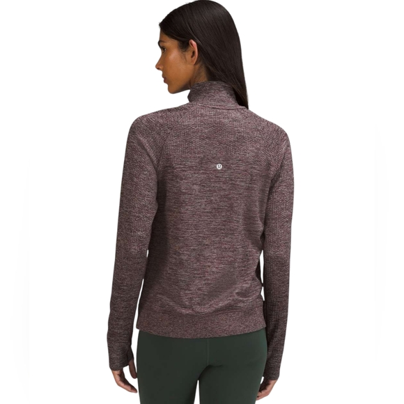 lululemon athletica Sweaters - Lululemon Engineered Warmth Half-Zip Chrome / Lunar Rock / Black